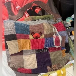 Grateful Dead patchwork diaper bag (doesn’t have to be *diaper bag* though)